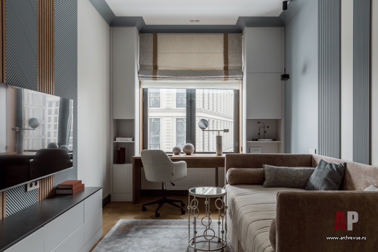 Фото интерьера детской квартиры в стиле неоклассика