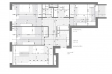 План 4-х комнатной квартиры в ЖК «Серебряный фонтан», 90 кв. м.