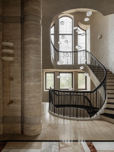 Фото лестницы дома в стиле ар-деко