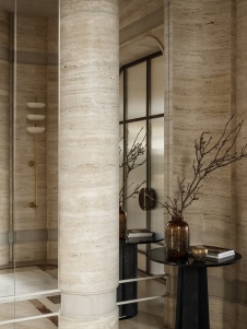 Фото интерьера входной зоны дома в стиле ар-деко