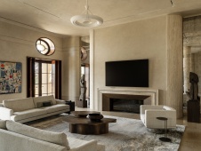 Фото интерьера каминной дома в стиле ар-деко