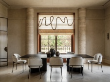 Фото интерьера столовой дома в стиле ар-деко 