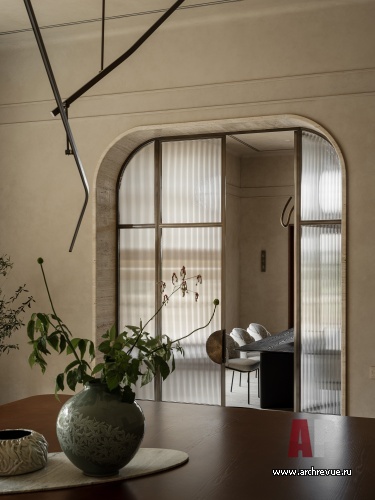 Фото интерьера кухни дома в стиле ар-деко