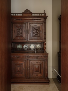 Фото интерьера кухни дома в стиле ар-деко 