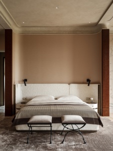 Фото интерьера спальни дома в стиле ар-деко