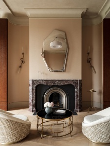 Фото интерьера спальни дома в стиле ар-деко