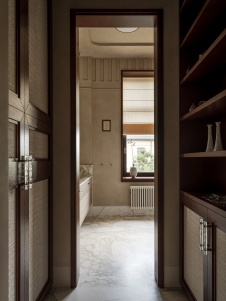 Фото интерьера гардеробной дома в стиле ар-деко