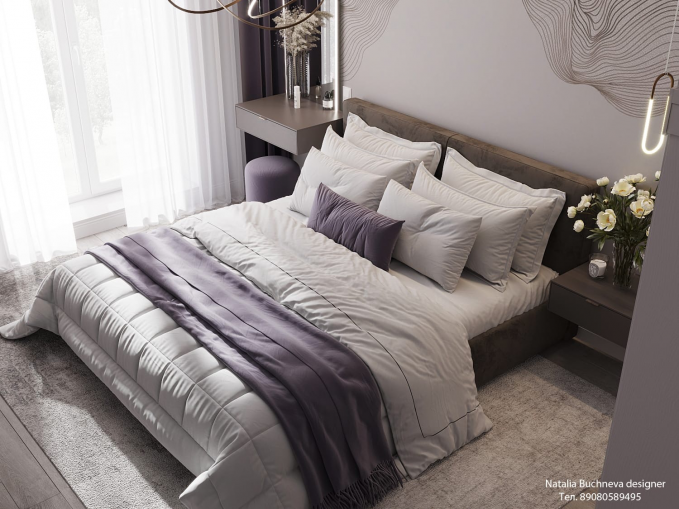 Вид на кровать