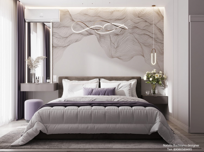 Вид на стену с росписью