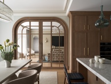 Фото интерьера столовой квартиры в стиле фьюжн