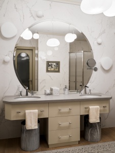 Фото интерьера санузла квартиры в стиле фьюжн 