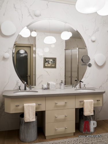 Фото интерьера санузла квартиры в стиле фьюжн 