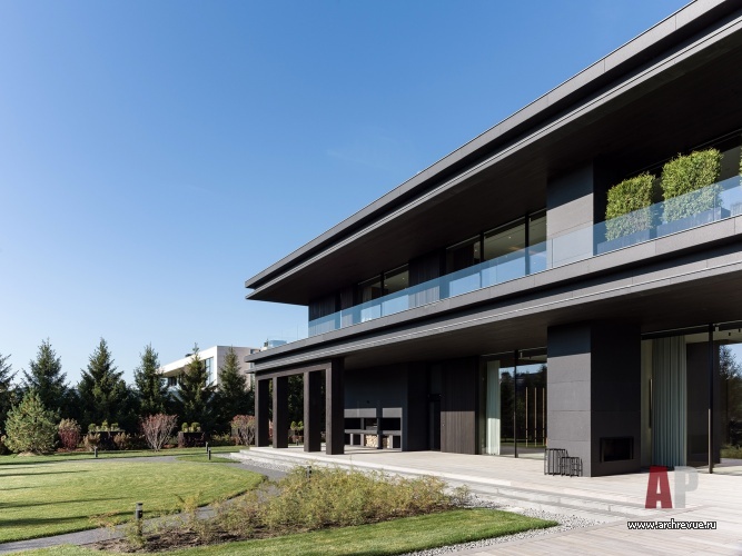 Фото фасада дома в современном стиле