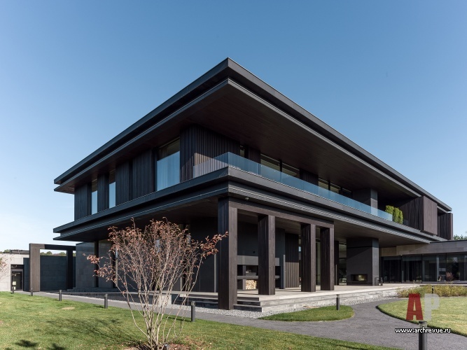 Фото фасада дома в современном стиле 