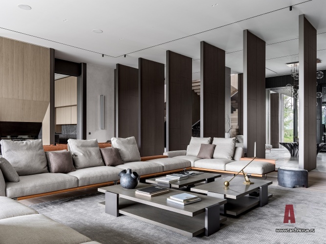 Фото интерьера зоны отдыха дома в современном стиле 