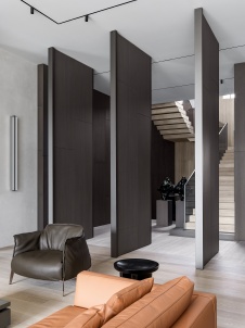 Фото интерьера гостиной дома в современном стиле 