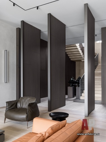 Фото интерьера гостиной дома в современном стиле 