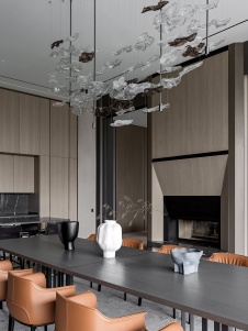 Фото интерьера кухни дома в современном стиле 