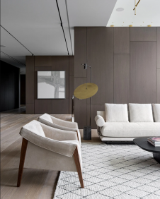 Фото интерьера кабинета дома в современном стиле 