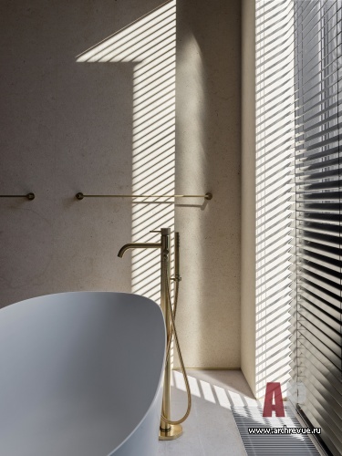 Фото интерьера санузла дома в современном стиле 