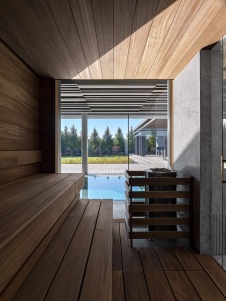 Фото интерьера сауны дома в современном стиле