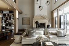 Фото интерьера зоны отдыха дома в стиле неоклассика