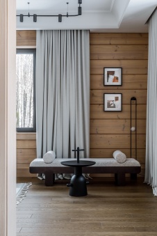 Фото интерьера спальни дома в стиле неоклассика