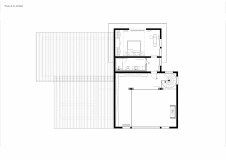 План второго этажа двухэтажного деревянного дома. Общая площадь – 253 кв. м.