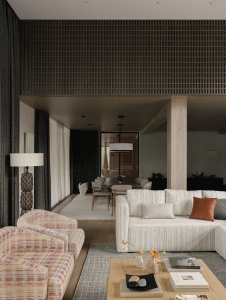 Фото интерьера гостиной дома в современном стиле