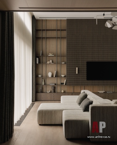 Фото интерьера гостиной дома в современном стиле