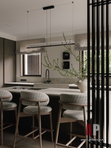 Фото интерьера кухни дома в современном стиле