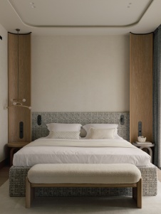 Фото интерьера спальни дома в современном стиле