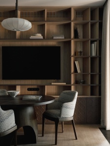 Фото интерьера кабинета дома в современном стиле 