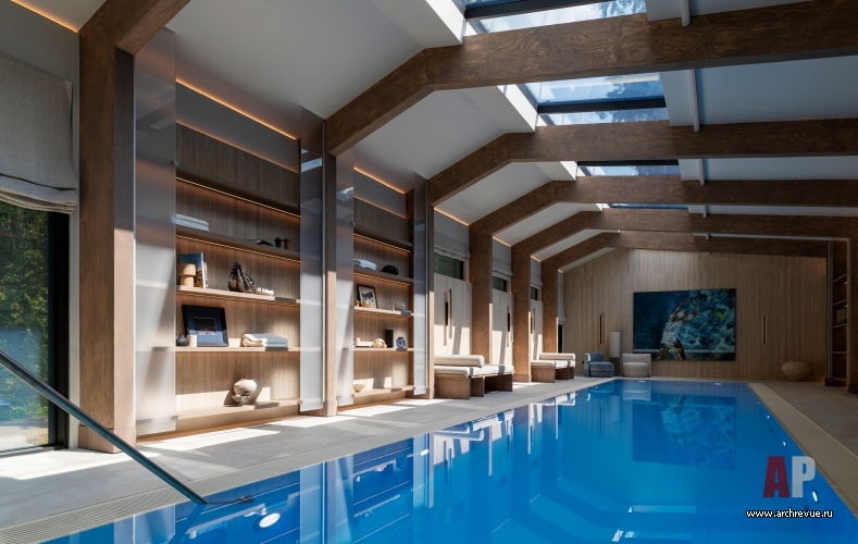 Фото интерьера СПА-зоны дома в современном стиле