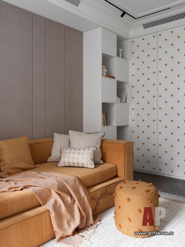 Фото интерьера детской квартиры в стиле неоклассика