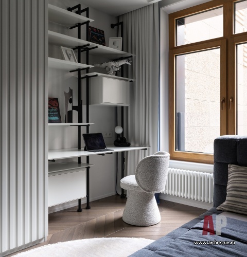 Фото интерьера детской квартиры в стиле неоклассика