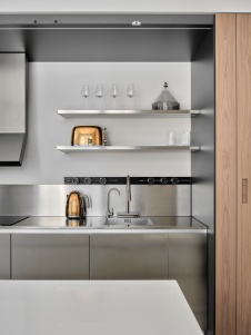 Фото интерьера кухни дома в стиле фьюжн