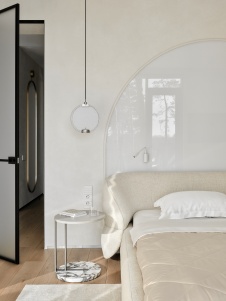 Фото интерьера спальни дома в стиле фьюжн