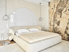 Фото интерьера спальни дома в стиле фьюжн