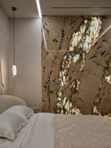 Фото интерьера спальни дома в стиле фьюжн