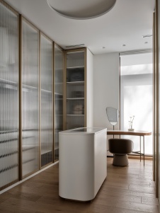 Фото интерьера будуара дома в стиле фьюжн 