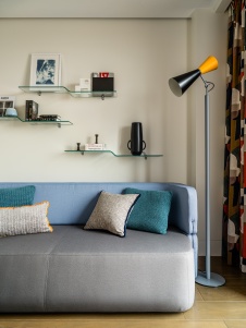 Фото интерьера кабинета квартиры в стиле фьюжн 