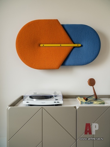 Фото интерьера кабинета квартиры в стиле фьюжн