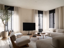 Фото интерьера гостиной квартиры в современном стиле