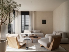 Фото интерьера зоны отдыха квартиры в современном стиле 