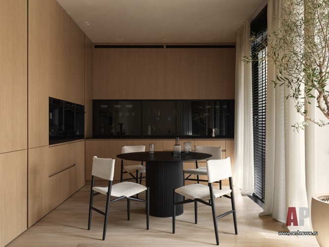 Фото интерьера кухни квартиры в современном стиле