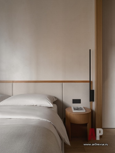 Фото интерьера спальни квартиры в современном стиле