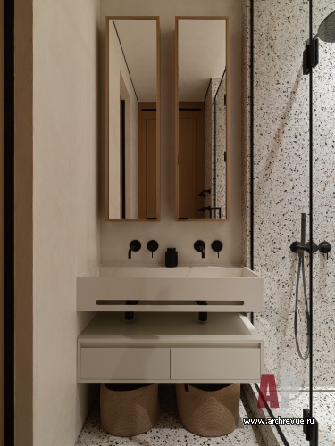 Фото интерьера санузла квартиры в современном стиле