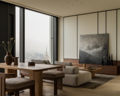 Современная квартира с эстетикой ваби-саби