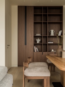 Фото интерьера гостиной квартиры в стиле минимализм